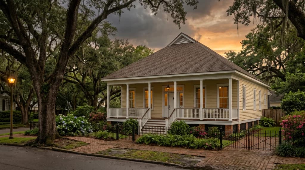 Mobile, Alabama home with a storm-resistant roof