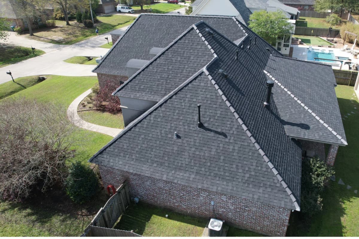 Finished FORTIFIED roof on a brick home