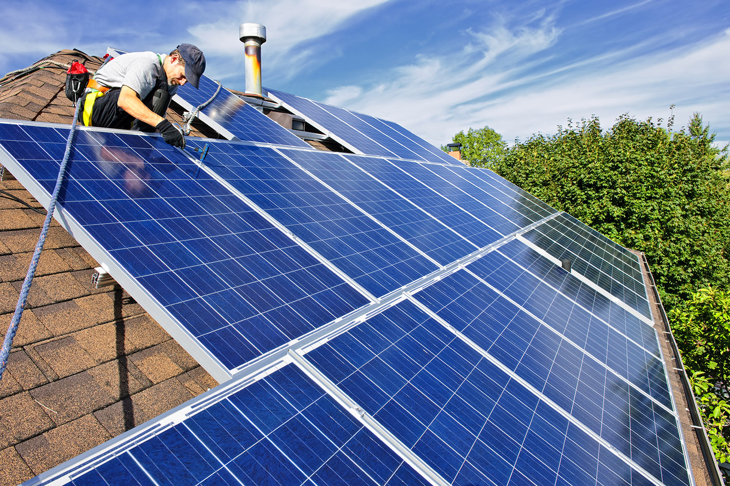 Solar panel installation in Austin, TX